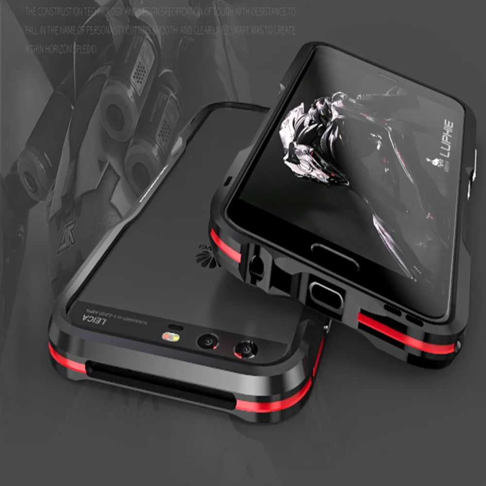 bilder für Luphie Stoßfest Coque Aluminium für Huawei P10 P10 Plus Metal Blade Stoßfeld-fall Abdeckung smartphone bilder für Luphie Stoßfest Coque Aluminium für Huawei P10 P10 Plus Metal Blade Stoßfeld-fall Abdeckung smartphone