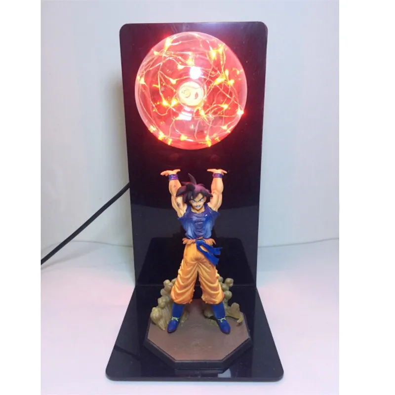 Красочные Dragon Ball Сон Гоку прочность бомбы Luminaria светодио дный ночник красные, синие зеленый желтый освещения светодио дный лампы в 110 V 220 V 127