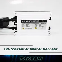 Top quality 1pc 55W Slim Ballast HID Xenon Ballast Replacement AC Electronic digital Ballasts For Car Headlight headlamps