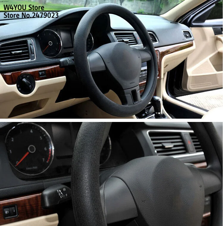 

Car Stretch Steering Wheel Covers for SEAT Ibiza Leon Toledo Exeo FR Altea Cordoba cupra concept