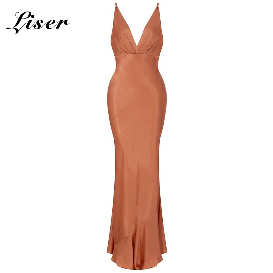 Ocstrade-Nova-Moda-Longo-Maxi-Mulheres-Vestidos-2018-Nova-no-Ver-o-v-Profundo-Sexy-Bronze
