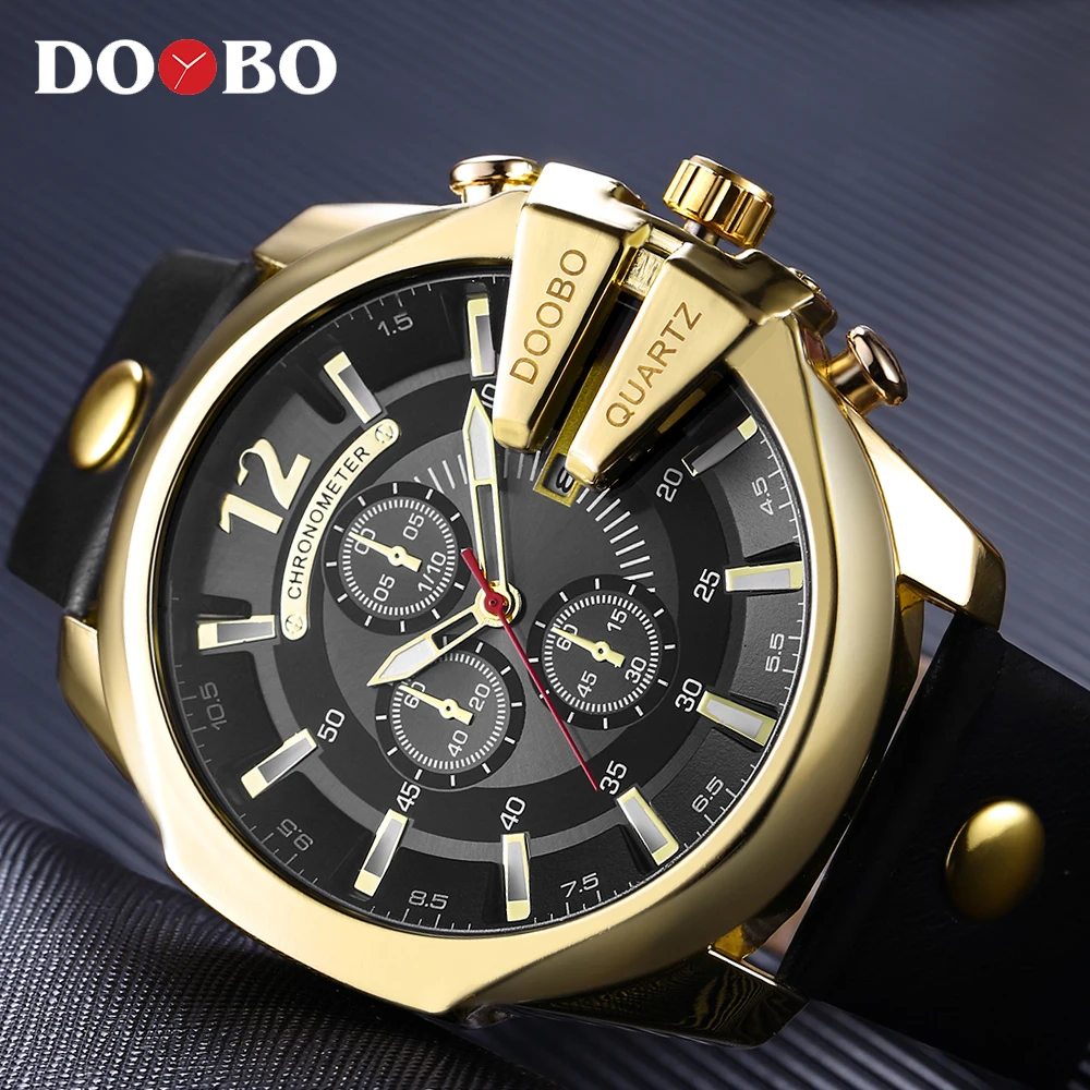 Relogio Masculino DOOBO Golden Men Watches Top Luxury Popular Brand