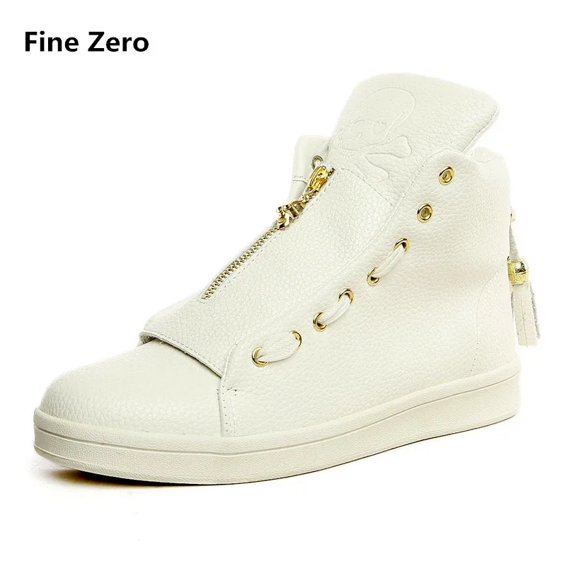 

Fine Zero High Quality British Men Boots Autumn Winter Shoes Men Fashion Lace-up Martin Boots PU Leather Male Botas Casual Boots