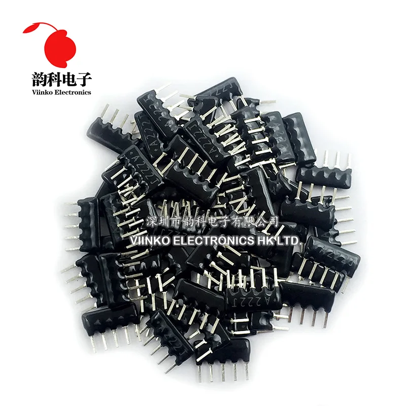 200pcs DIP exclusion Network Resistor array 5pin 470R 510R 470 510 1K