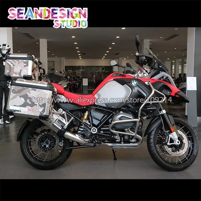 Для BMW F750GS F800GS F850GS R1200GS ADV боковые Чехлы виниловая наклейка Camo moto rcycle наклейки на мотоцикл водонепроницаемые 22