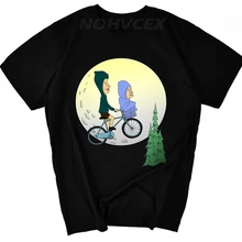 Beavis and ButtHead Tarantino Pulp fiction DIY Мужская футболка с коротким рукавом Хлопок круглый воротник