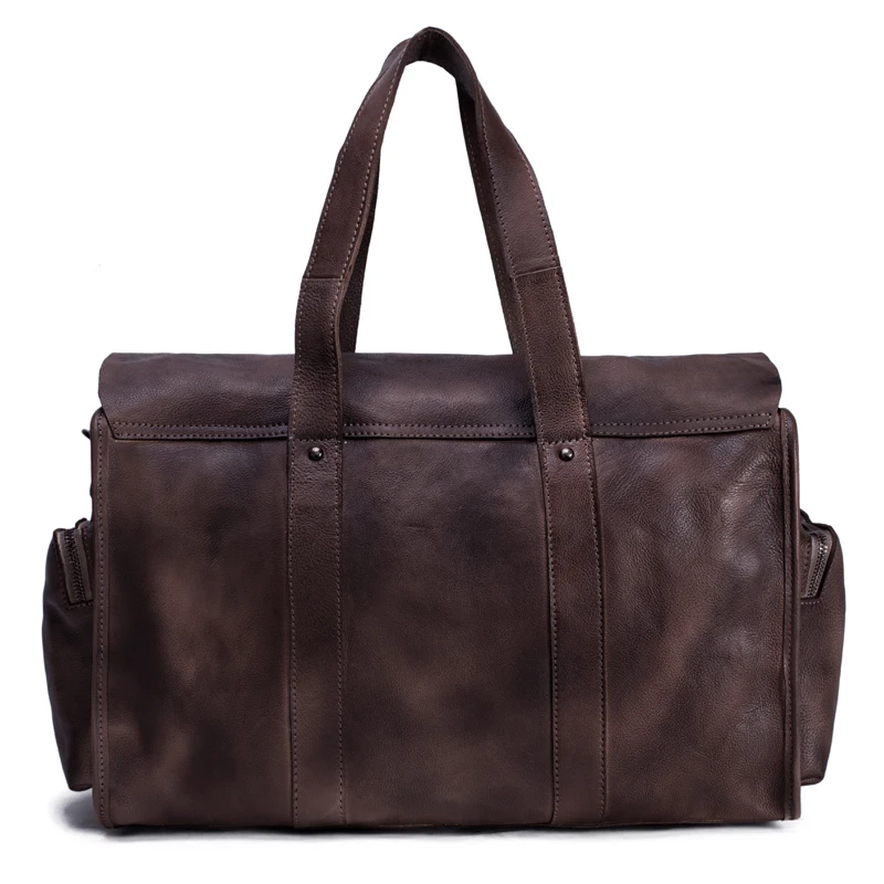 ROCKCOW большая водостойкая дорожная сумка для женщин ручная винтажная мужская кожаная дорожная сумка из кожи для путешествий 9035