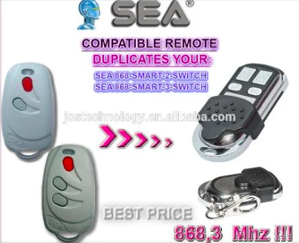 

The replacement remote for SEA 868-SMART-2/3-SWITCH compatible 868MHZ remote transmitter
