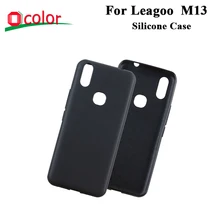 Ocolor para Leagoo M13 TPU cubierta de silicona suave cubierta protectora trasera cubierta accesorios de teléfono móvil para Leagoo M13 funda trasera(China)
