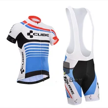 Men cycling jersey 2016 cube pro team hombre Breathable Short Sleeve roupa maillot ciclismo bicicleta Bike Cycling Clothing