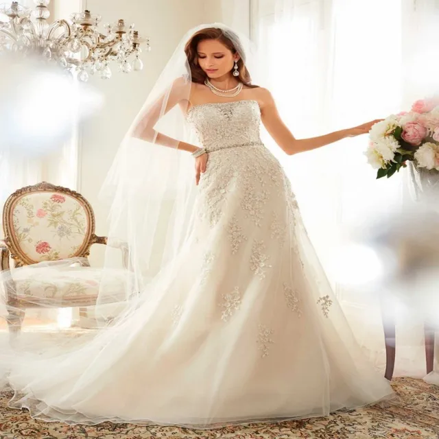 2017 Y Women Strapless Vintage Wedding Dresses Size 16 Elegant 2017 Y Women Strapless Vintage Wedding Dresses Size 16 Elegant Backless Long Vestido De Boda Hot