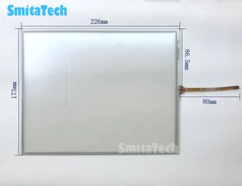 

10.4 inch 173*226mm 4wire 1324 outlet Resistive Touch screen Digitizer panel
