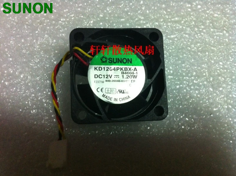 Оригинальный осевой вентилятор охлаждения для Sunon kd1204pkbx-a B4604-3 12 в 1 2 Вт 4 см 4020 с