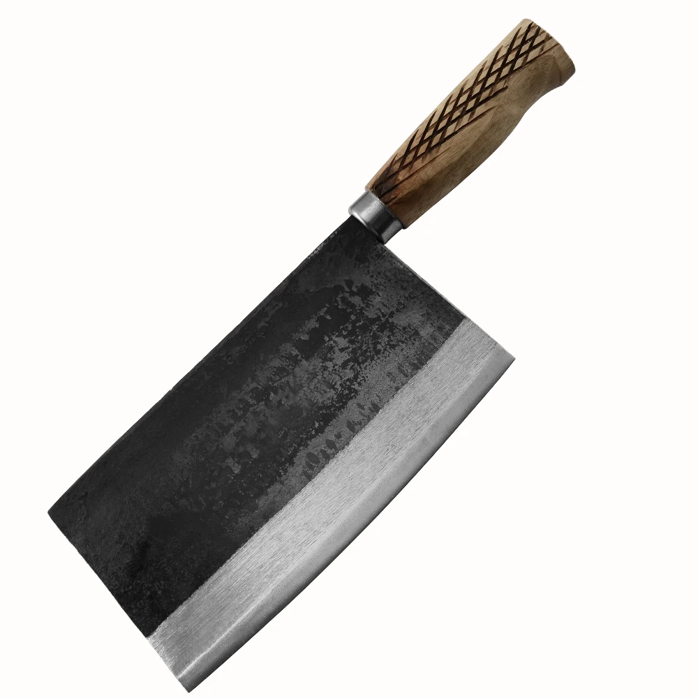

Sowoll High Carbon Steel Knife 8 Inch Chopping Knife With Ergonomic Wood Handle Utrap Sharp Kitchen Knife Tool For Chopping Bone