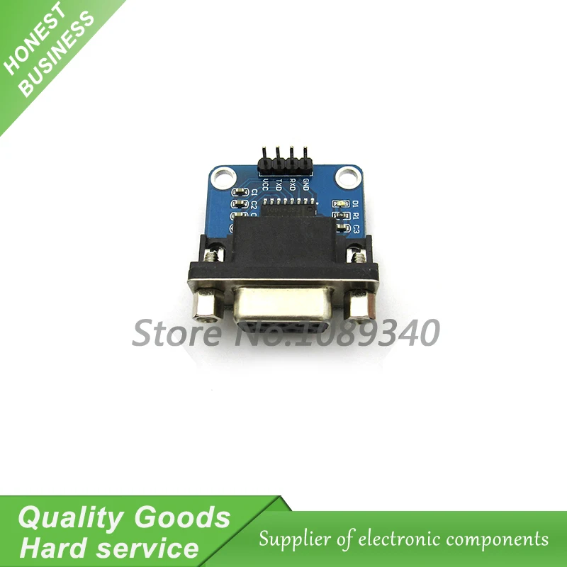 

5pcs MAX3232 RS232 to TTL Serial Port Converter Module DB9 Connector MAX232 MAX-3232 RS-232
