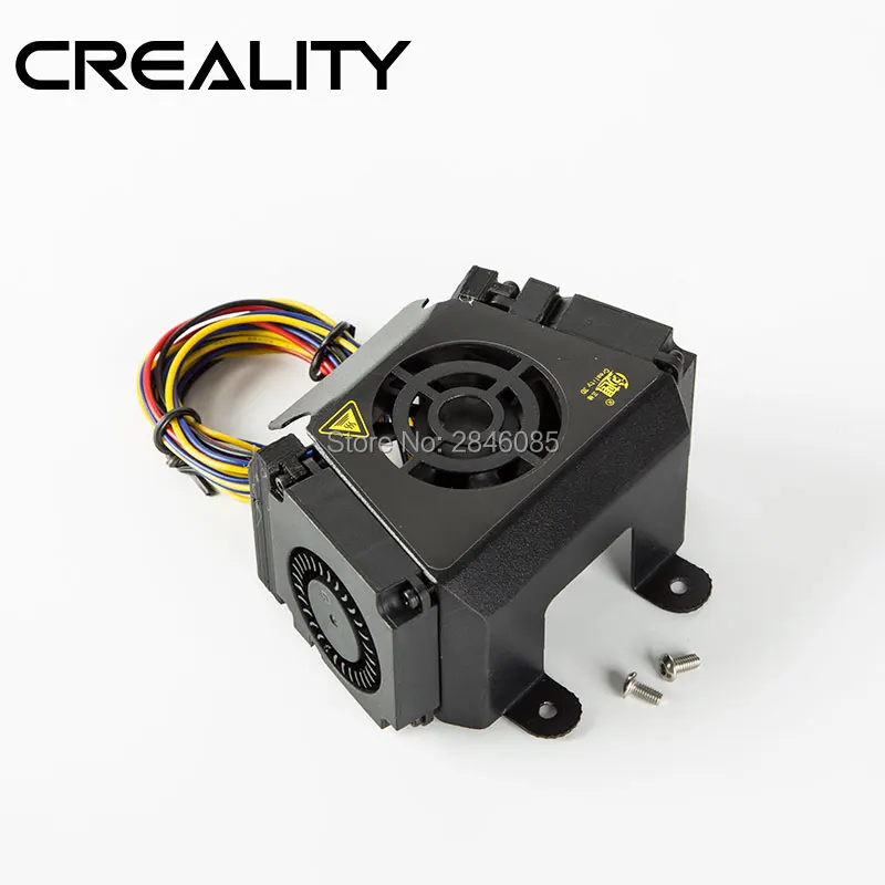 Официальный Завод питания Creality 3D части CR-X крышка вентилятора Чехол комплект с 2 шт охлаждающий вентилятор для CR-X части 3d принтера