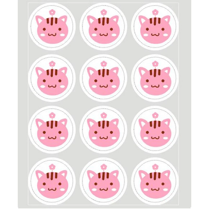 

240pcs/pack sticker award Label Sealing Paste Sealing Sticker Baking Cookies Packaging Decorate Retail Wholesale Cute Prize Gift