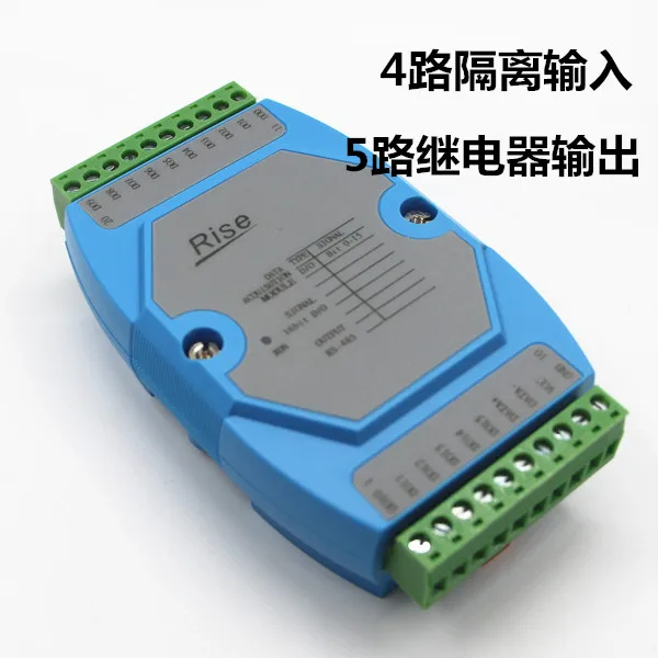 

Switching Quantity Input and Output IO Acquisition Signal Module 4 Circuit Switch Quantity Input 5 Road Relay Output