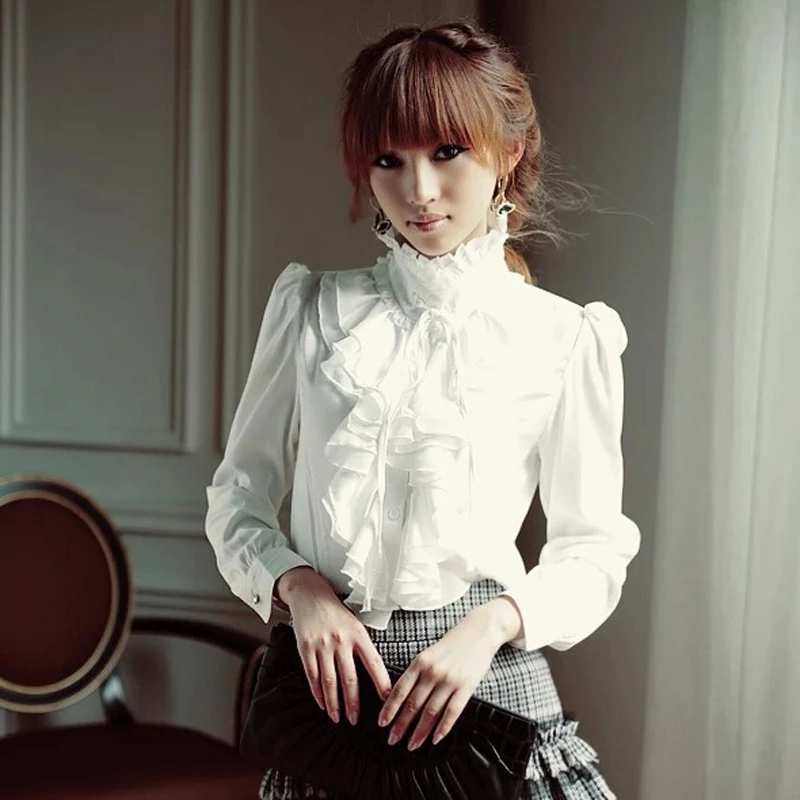 blusas de mujer con volados