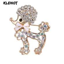 Великолепная брошь в виде собаки, брошь в виде животного, стразы, брошь в виде щенка с кристаллами, украшение в виде банта, эмаль, заколка на шарф