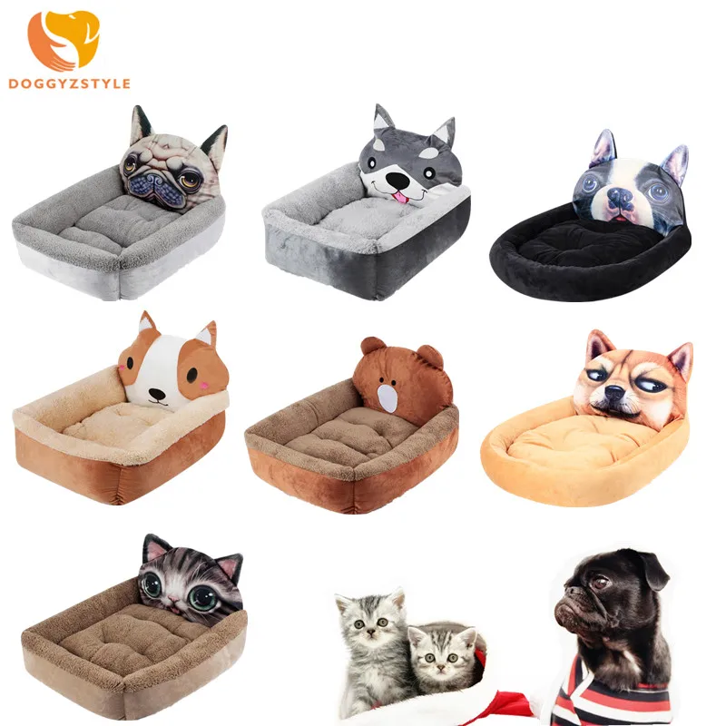 

DOGGYZSTYLE Pet Dog House Winter Warm Soft Puppy Cat Beds Kennel Mat Perros For Small Medium Large Dogs Chihuahua Yorkshire