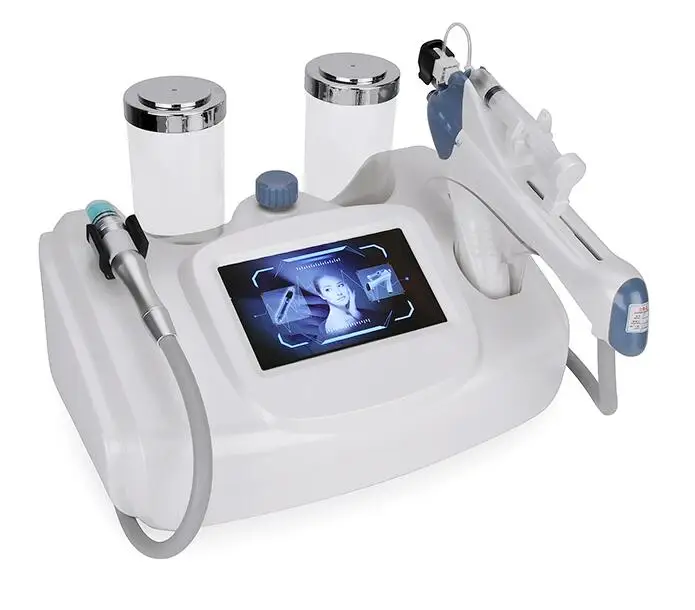 US $519.48 Multifunctional 2 In 1 Water Peeling Small Bubble Facial Rf Machine Skin Meso Injection Mesotherapy Gun For Salon Use DHL