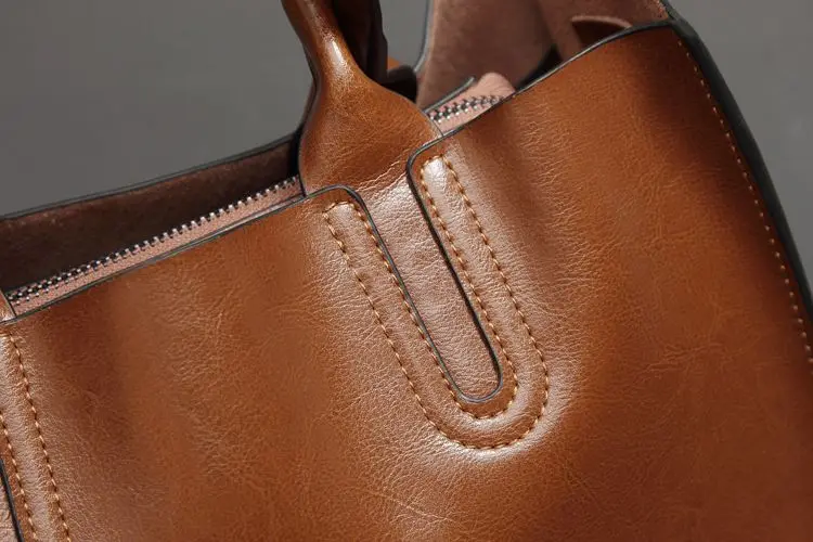 Высококачественная брендовая сумка из воловьей кожи, новая сумка с тиснением через плечо, повседневная женская сумка, модная Курьерская сумка на ремне, винтажная сумка