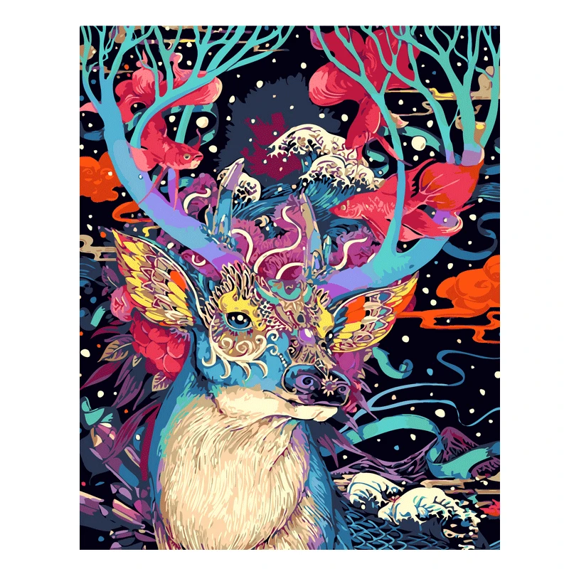 DIY 5D Diamont painting Full Embroidery Rainbow Dreams Mosaic for