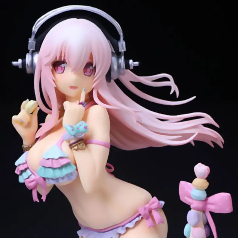 SONICOMI SUPERSONICO японского аниме фигурки сексуальный взрослый Игрушечные лошадки игрушки Фигурки ПВХ Модель Коллекция для Рождество/день