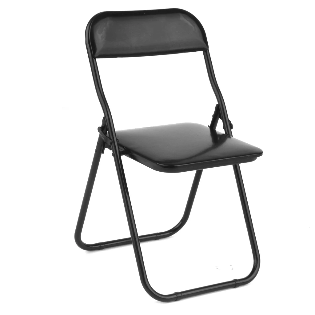 1Pc Miniature Blue Folding Chair for 1/6 Hot Toys 12 Inch Soldiers Action Figure Dolls Accessory Furniture Decor Toy