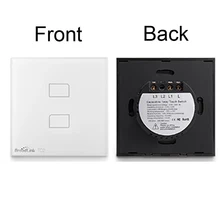 TC2 Broadlink interruptor de la luz wifi EE. UU. REINO UNIDO de LA UE 2 gang, Controles de Casa Inteligente, control Remoto inalámbrico interruptor de la pantalla táctil, para Android IOS, en stock