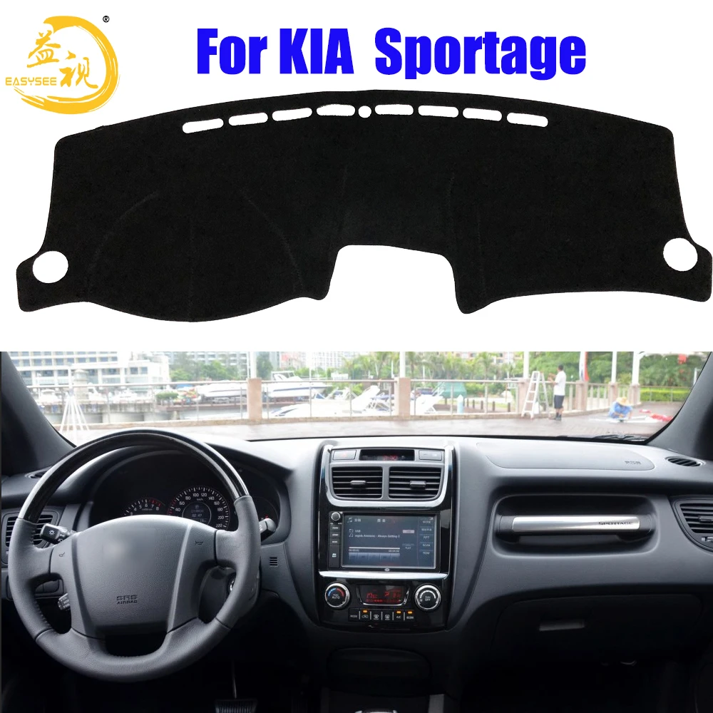 

Easysee Dashboard Cover Pad Dashmat Dash Mat Sun Shade Dash Board Cover Carpet For KIA Sportage Dust proof