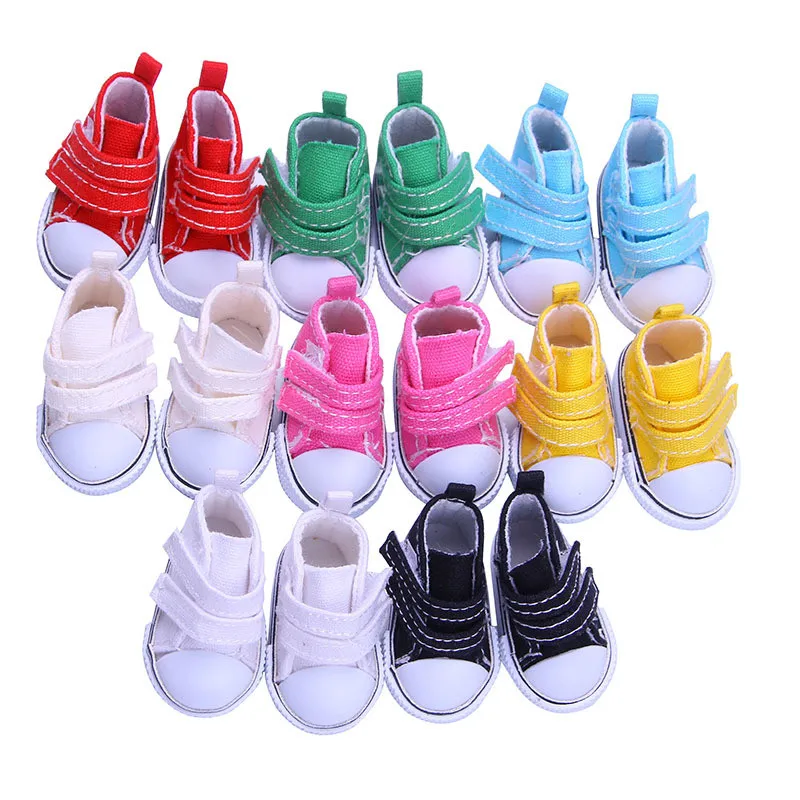 Cute Doll Shoes For 18 Inch Baby Born Doll Handmade Sneakers American