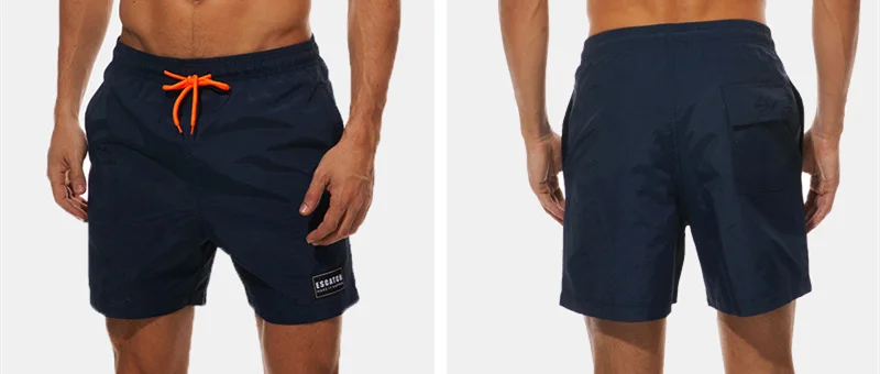 New Quick Dry Mens Shorts Summer Men Board Short  Beach Short Big Size Multi Colors Top Quality ES5D