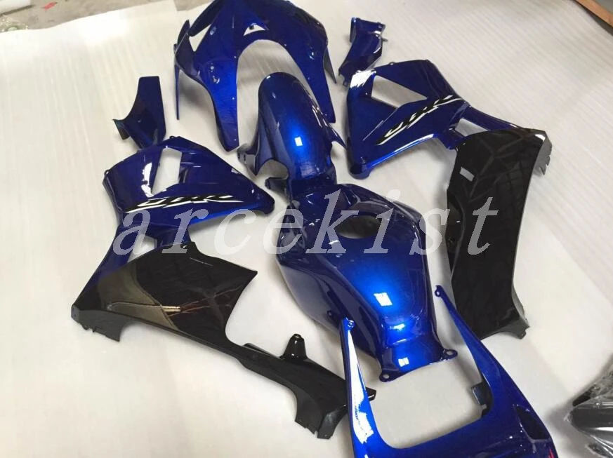 3 Подарки литья под давлением полный комплект обтекателя пригодный для Honda CBR600RR F5 2005 2006 05 06 600RR ABS Обтекатели Черный синих огней