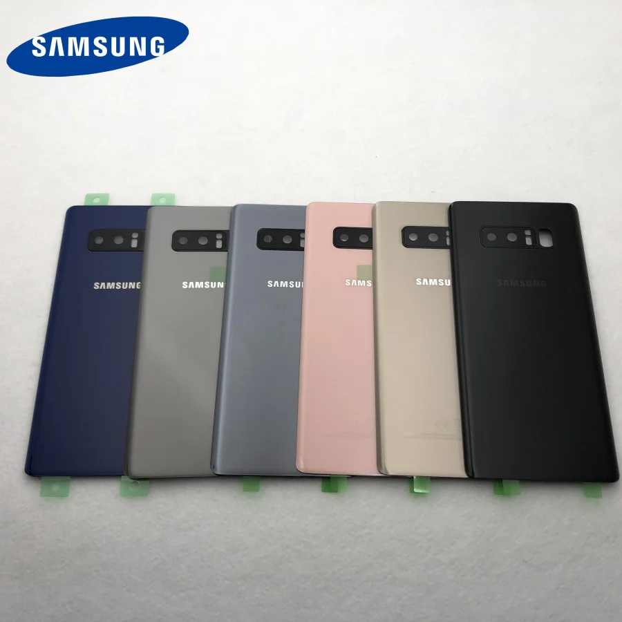 SAMSUNG Galaxy Note 8 N950 N950F N9500 Задняя стеклянная крышка для батареи задняя дверь корпус чехол для SAMSUNG Note 8 n950 Задняя стеклянная крышка