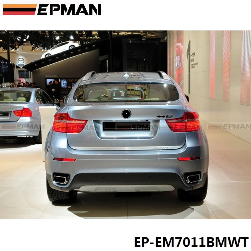Хром 304 Нержавеющая сталь глушитель наконечник для BMW X6 E71 EP EM7011BMWT|tips|tips exhausttip muffler |