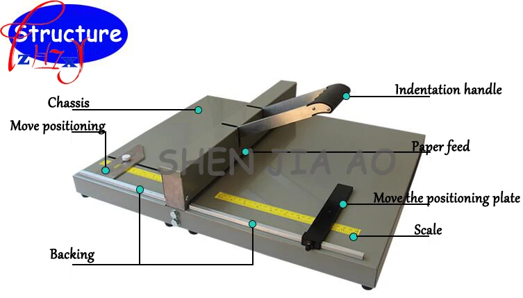 de dobrar máquina de papel dobradura de