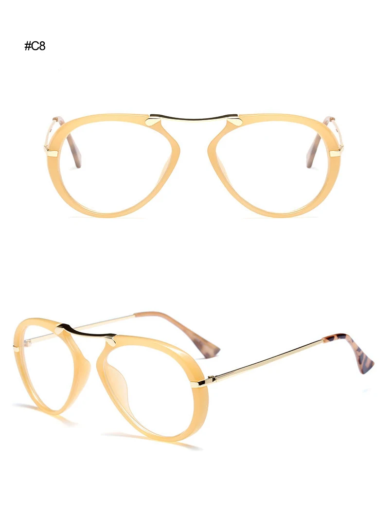 2018 New Goggle Fashion Clear Sunglasses (24)