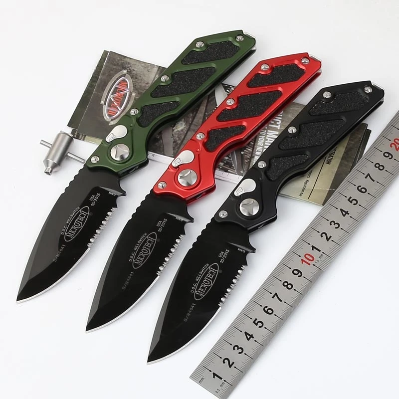 DOC Killswitch D2 Mark Elmax Titanium plating Aluminum outdoor tactical camp hunt EDC tool folding dinner kitchen knife | Инструменты