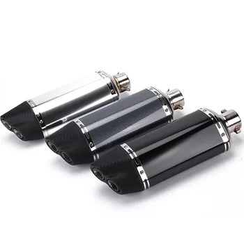 

TKOSM 51MM Universal Modified Motorcycle Exhaust Pipe Motocross for Spring NK650 / 400 for Kawasaki Z250 for GSXR600