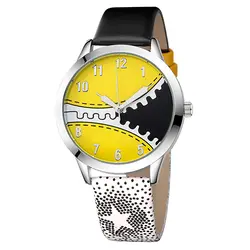 Модные брендовые мужские наручные часы с кожаным ремешком Мужские часы, часы для мужчин