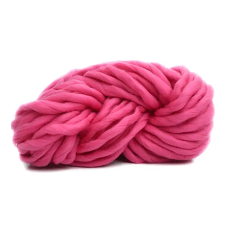 DIY шерстянная пряжа супер мягкая объемная Рука вязание шерсть-ровинг вязание крючком подарок для вязания/вязание крючком/ковер/шляпы - Цвет: Rose