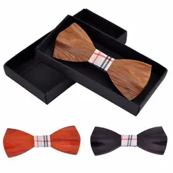 Новый Новинка дерева лук галстук для Для мужчин Best качество прополка классическая деревянная лук Галстуки дерева 3D ручной работы бабочка