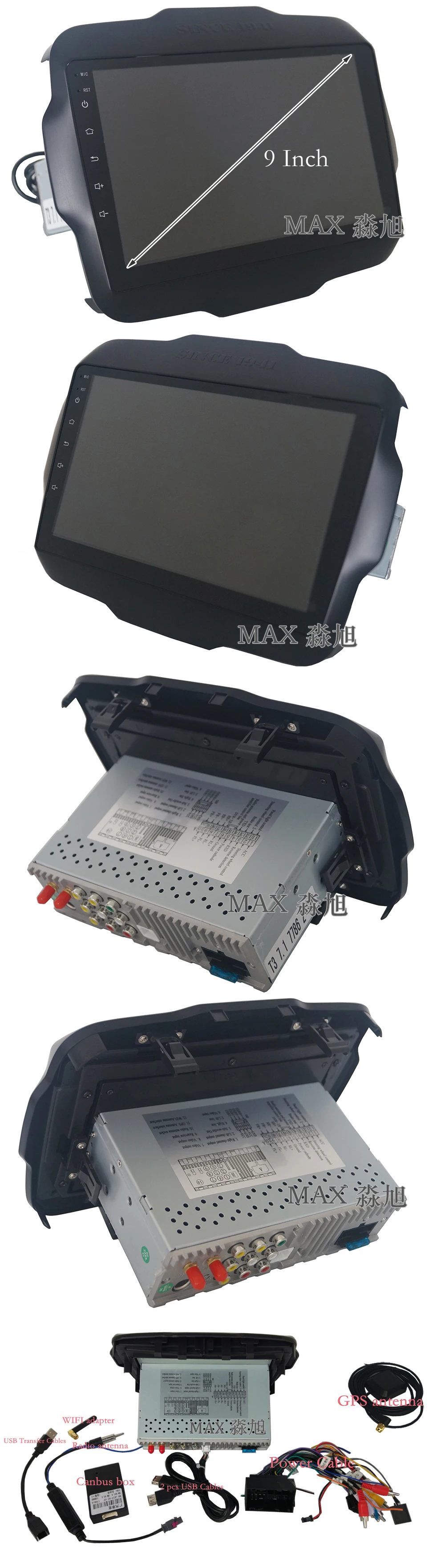 Sale MAX Android 8.1.0 Car DVD For Jeep Renegade 2015 2016 2017 Car Radio RDS Bluetooth Call Music 4G WiFi SWC GPS Map 16