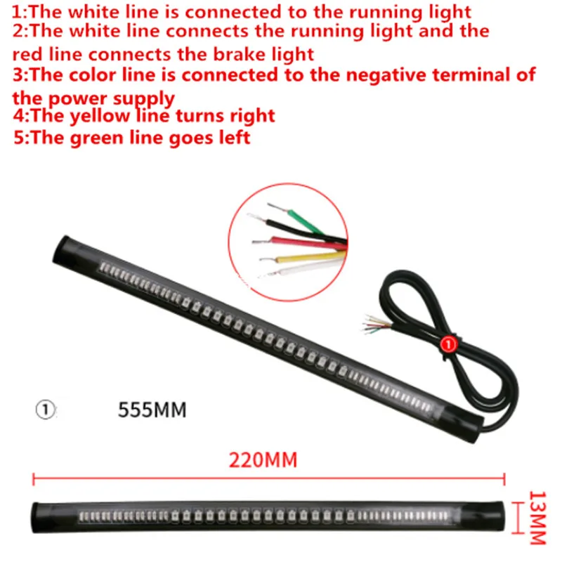 10 48 Светодиодный 2835 3014 smd двойной цвет желтый красный светильник лента для
