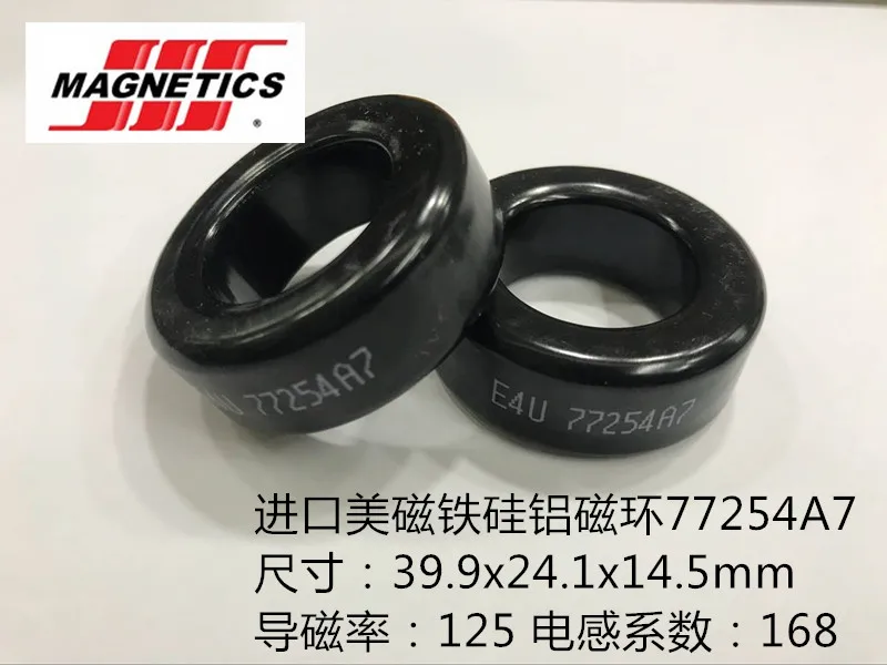 

Magnet Silicon Aluminum Magnetic Ring 77254A7CS400125 Size 40mm Filter Energy Storage Resonance 157125A