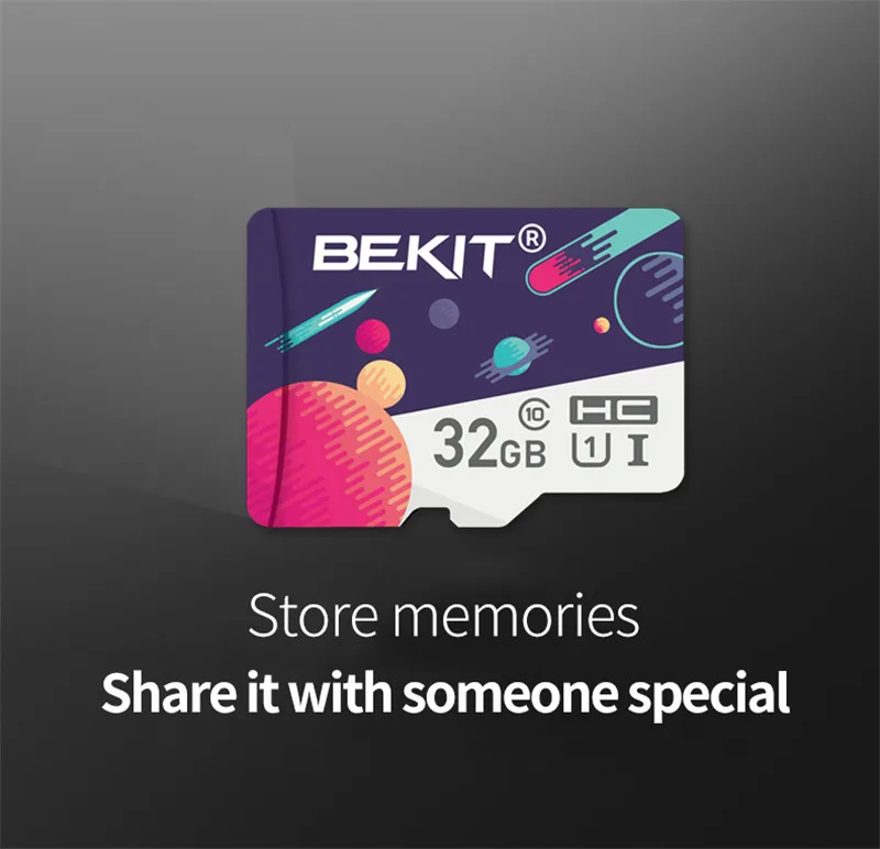 Bekit карта micro sd 32 Гб 64 Гб 128 ГБ 256 ГБ 16 ГБ 8 ГБ карта памяти micro sd карта SDXC SDHC класс 10 флэш-накопитель для камеры смартфона