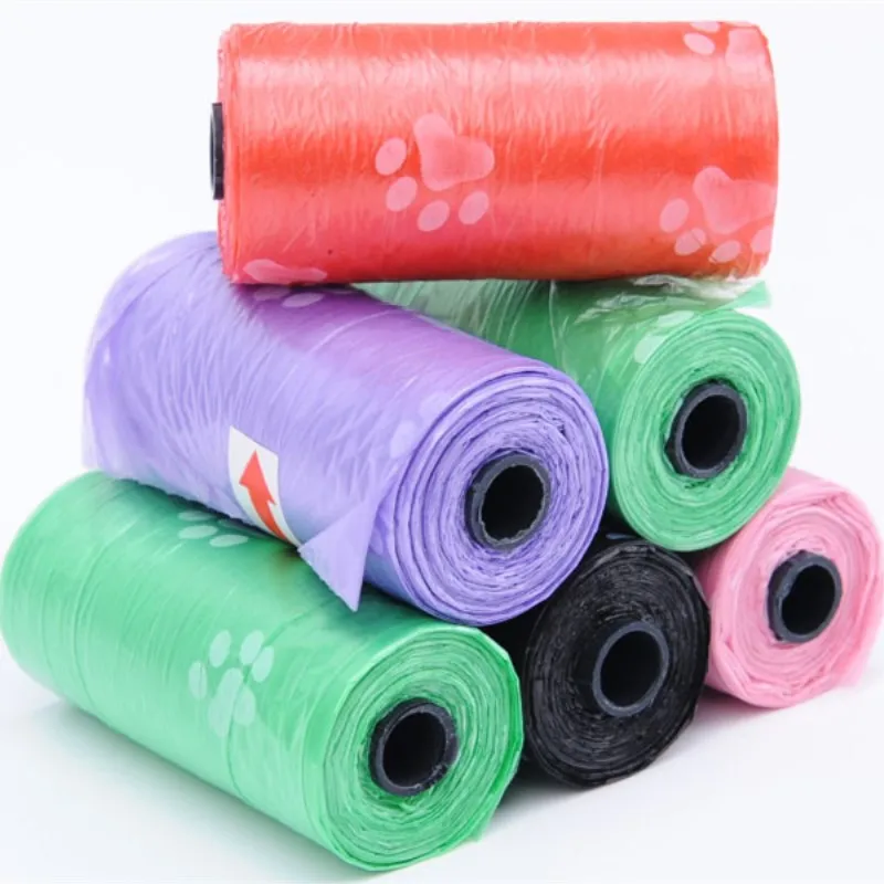 10 Rolls/lot Plastic Dog Bags Garbage Bag Pet Litter&housebreaking Easy