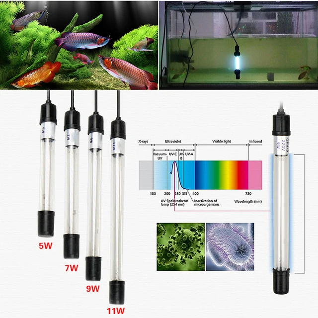 New Arrival UV Sterilizer Lamp Light Ultraviolet Filter Waterproof